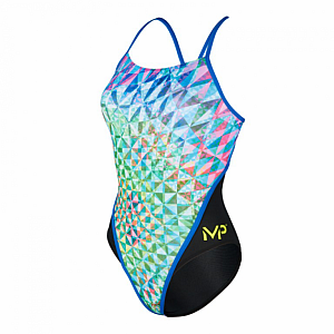 Women's swimsuit Michael Phelps CHRYSTAL RB with lining - DE34