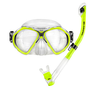 Snorkelling set mask and snorkel Aropec MANTIS and ENERGY DRY