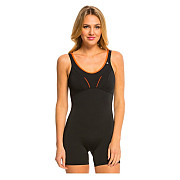 Women's swimwear Aqua Sphere LUISA black/coral