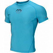 Men's lycra T-shirt Aqua Marina SCENE turquoise, short sleeve