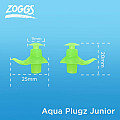 Children's earplugs Zoggs AQUA PLUGZ JUNIOR ORANGE
