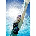 Swimming goggles Aqua Sphere KAYENNE SMALL clear lenses - transp./raspberry