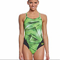 Women's swimwear Michael Phelps MESA LADY MID BACK multicolor/green - DE30