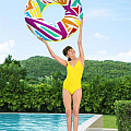 Inflatable ring Bestway 36228 GEOMETRIC SHAPES yellow 107 cm