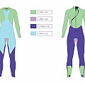 Women's triathlon suit Aqua Sphere PURSUIT V3 LADY 2/4 mm