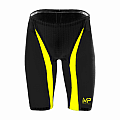 Men's racing swimsuit Michael Phelps XPRESSO black/yellow - sale - DE3 XS/S