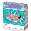 Inflatable lounger Bestway 43414 IRIDESCENT SHELL 185 x 114 cm pearl