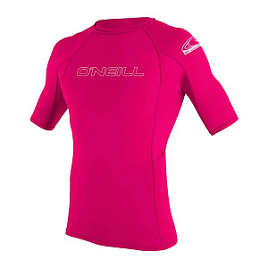 Girls lycra T-shirt O'neill short sleeve - 8 years pink