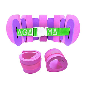 SET swimming belt Agama SWIM (pink/purple) Agama EVA sleeves