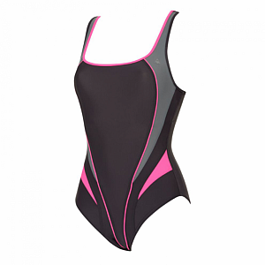 Women's swimsuit Aqua Sphere LIMA dark grey/pink - DE34