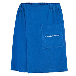 Men's sauna towel/kilt Aqua Speed - blue