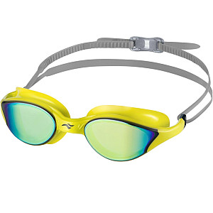 Aqua Speed ​​Vortex Mirror Swimming Goggles with Case Yellow