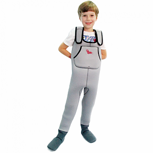Wading pants Agama COLDWATER KIDS 5/6 mm - SALE - grey