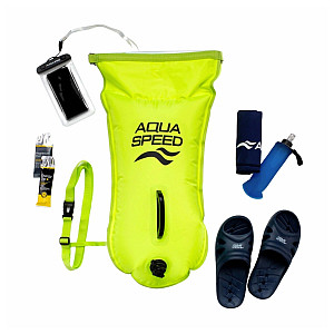 Swimming buoy and dry bag Aqua Speed OPEN WATER 37x24