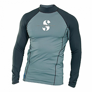 Men's rashguard shirt Scubapro T-FLEX GRAPHITE UPF80, long sleeve