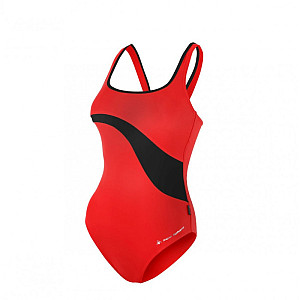 Girl's swimwear Aqua Sphere KIWI red/black - 14 years (164 cm)