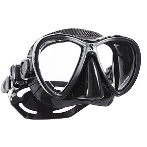 Scubapro SYNERGY TWIN TRUFIT black silicone mask - black/silver