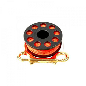 Finger Reel 20 Meter mit ***Edelstahl-Doppel-Karabiner*** 