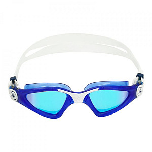 Swimming goggles Aqua Sphere KAYENNE titanium mirrored lens - dark blue/white