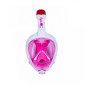 Full face mask for snorkeling Agama MARLIN L/XL - pink