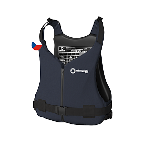 Elements CANOE RENT life jacket - sale - S/M navy modrá