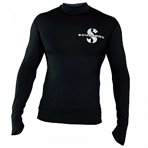 Men's rashguard shirt Scubapro RASHGUARD BLACK SWIM UPF50, LS