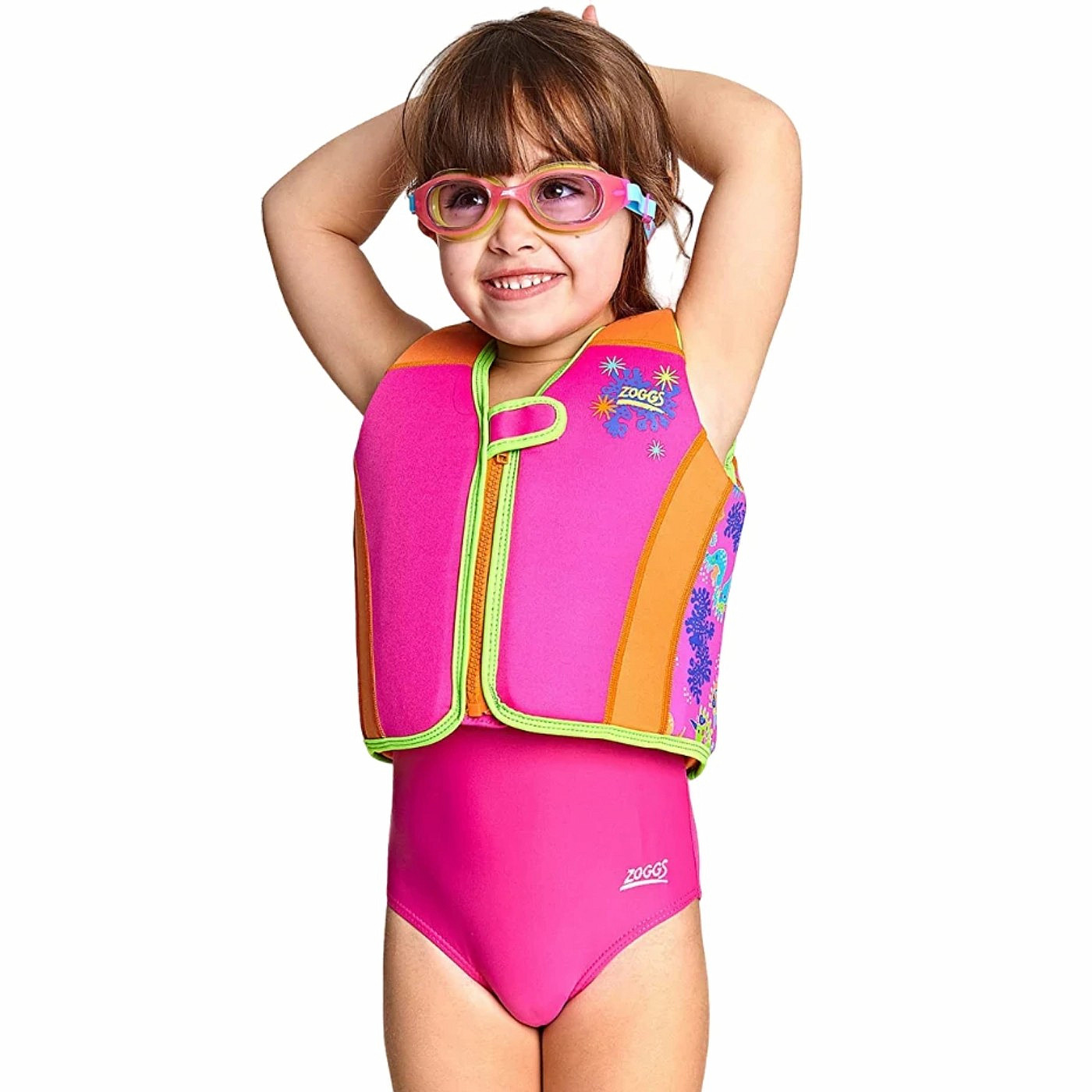 Zoggs Kids Swim Jacket Childrens Swimming Safety Aid Vest Swimwear 2-5 Years 