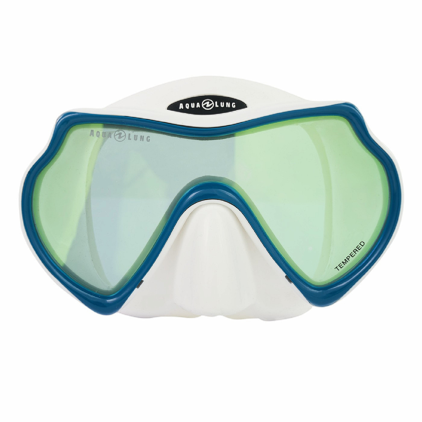 Diving mask with mirror visor