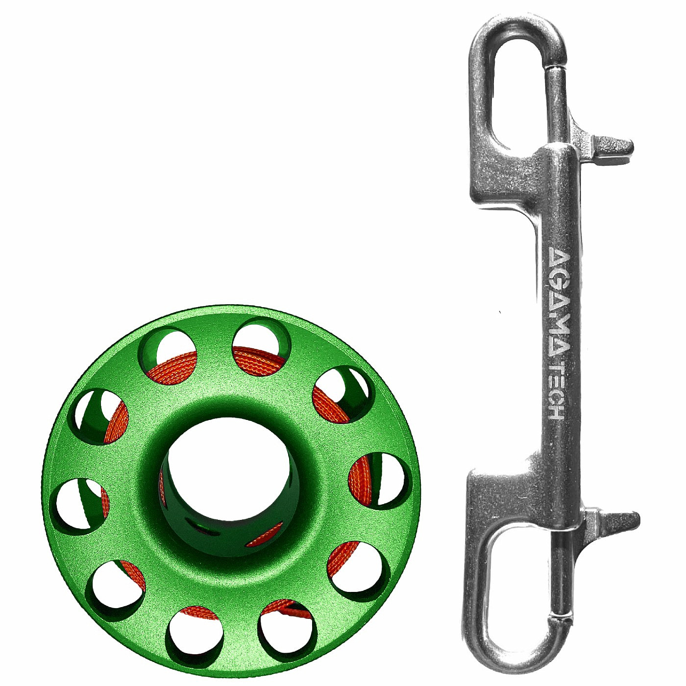 Coil Agama TECH ALU 15 ms with carabiner For divers