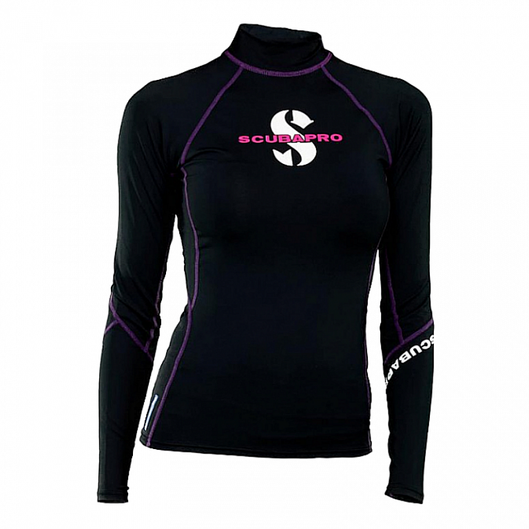 Details about   ScubaPro Caribbean Rash Guard Womens C Flow Long Sleeve UPF50 Teal Size S Small 
