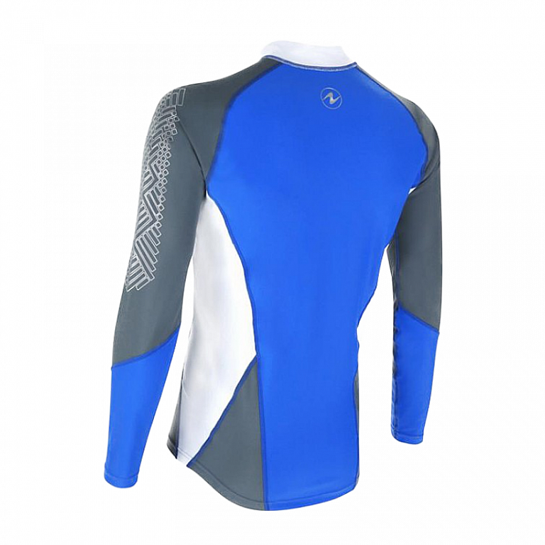 UV-Shirt Aqualung Rash Guard BlueOcean Langarm UV-Schutz Lycra Shirt 