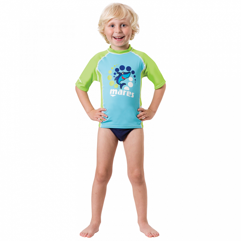 kom tot rust bagageruimte Vochtig Children's lycra T - shirt RASHGUARD KID BOY | T-shirt in the water