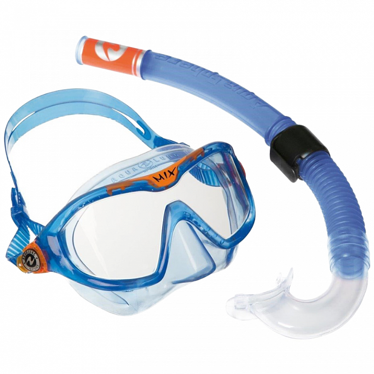 Diving Glasses Swimming Snorkel Goggles Children Set Kids Equipment Blue 