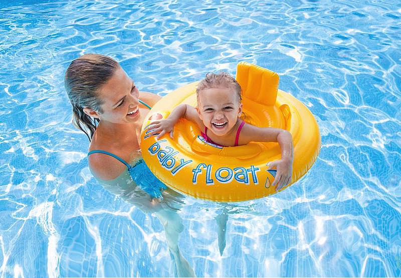 Inflatable ring Intex MY BABY FLOAT For the safety of children