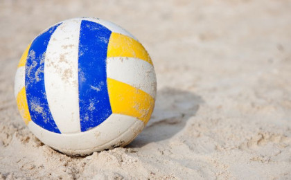 Play beach volleyball from spring to fall