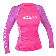 Aqua Marina Aqua Marina Alluv Femmes Ss Rash Guard Uv-Shirt Lycra Shirt de Bain Schwimmshirt 