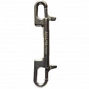 Double carabiner Agama TECH 120 mm