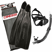 Diving set Cressi SET PRO STAR BAG