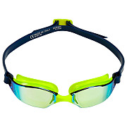 Swimming goggles Aqua Sphere XCEED titanium yellow mirror glass