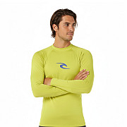 Men's lycra T-shirt RIP CURL WAVES, long sleeve