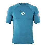 Men's lycra T-shirt RIP CURL WAVES, short sleeve