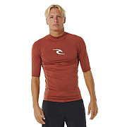 Men's lycra T-shirt RIP CURL WAVES, short sleeve