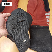 Replacing shoes with socks for a dry suit