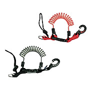 Spiral retractor with plastic carabiner