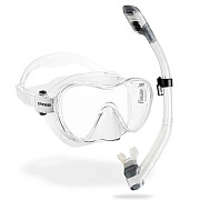 Snorkelling set mask Cressi F1 and SUPERNOVA DRY snorkel
