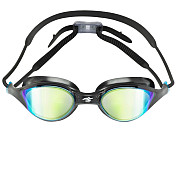 Aqua Speed ​​Vortex Mirror Swimming Goggles with Case Black