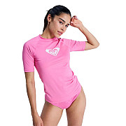 Women's lycra T-shirt Roxy Sangria Sunset short sleeve