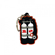 Keyring Aropec DIVING BOTTLES TWIN