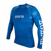 Men's lycra T-shirt Agama BLUE MAN, long sleeves