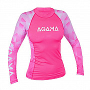 Women's lycra T-shirt Agama PINK LADY, long sleeves